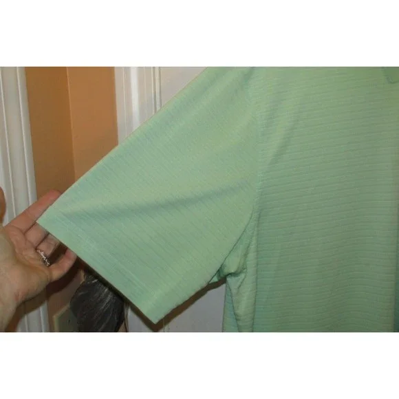 Greg Norman Men's Play Dry Mint Green Short Sleeve Golf Polo Shirt Size XL - Picture 4 of 8